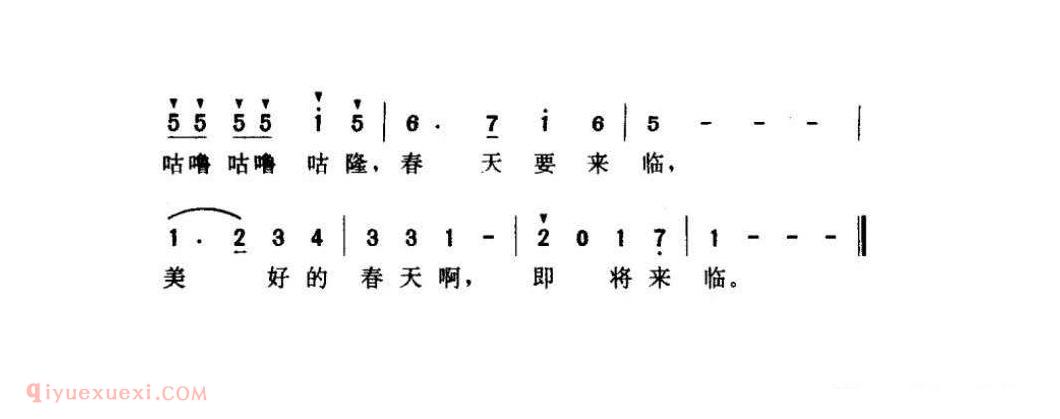 外国名曲简谱[森林水车]日本