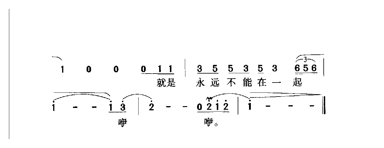 中国名歌[特别的爱给特别的你]乐谱