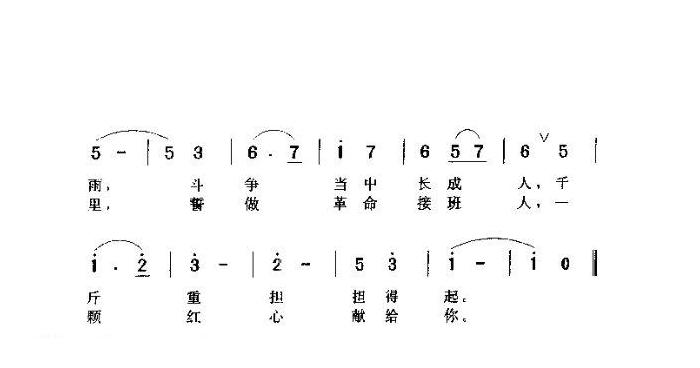 儿童歌曲【祖国祖国我爱你】简谱