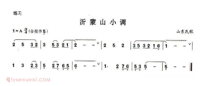 葫芦丝《气震音》技巧练习