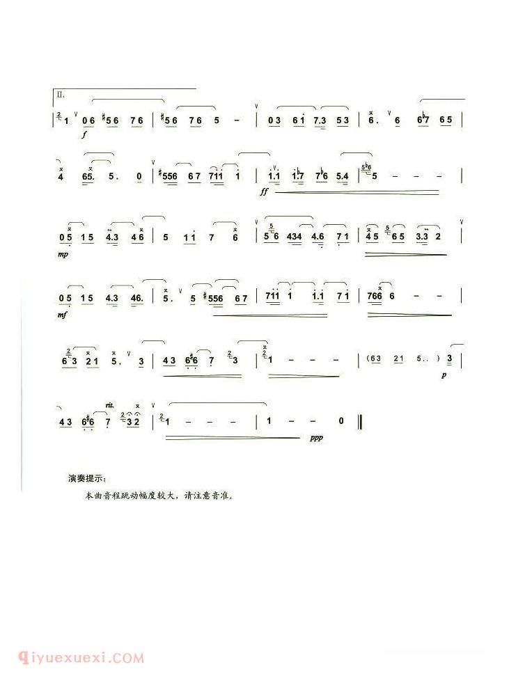 洞箫乐曲【我相信】简谱