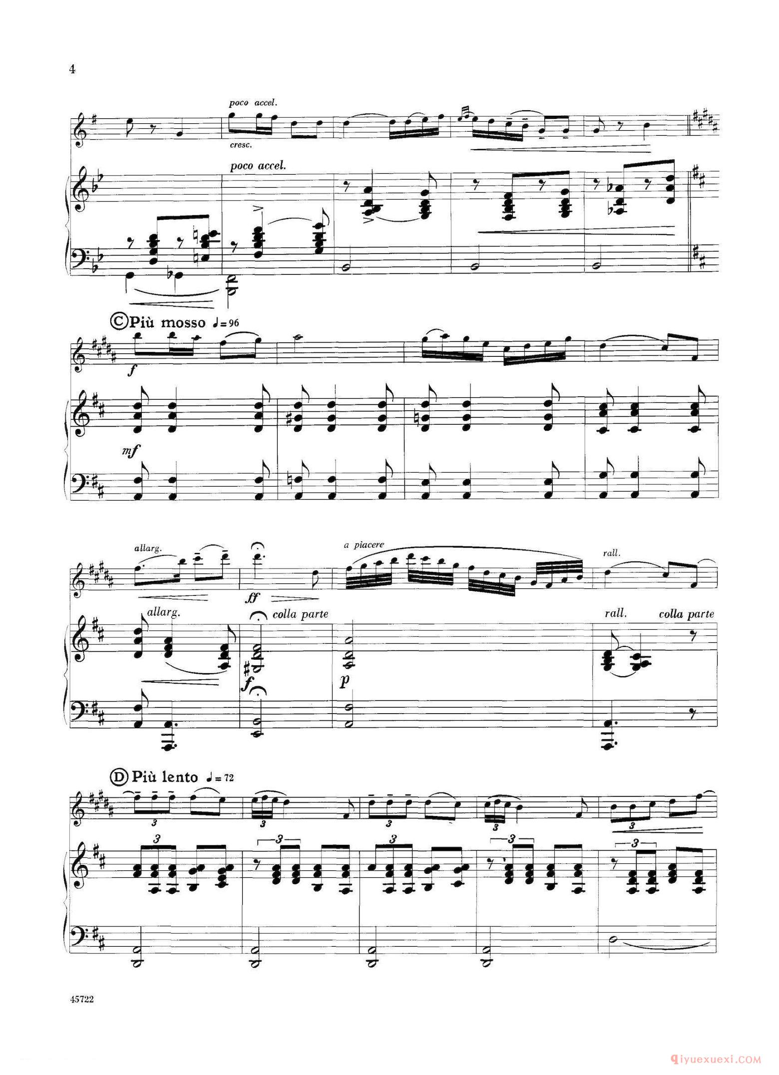 15首古典萨克斯独奏曲《1、Canzonetta》中音萨克斯+钢琴伴奏