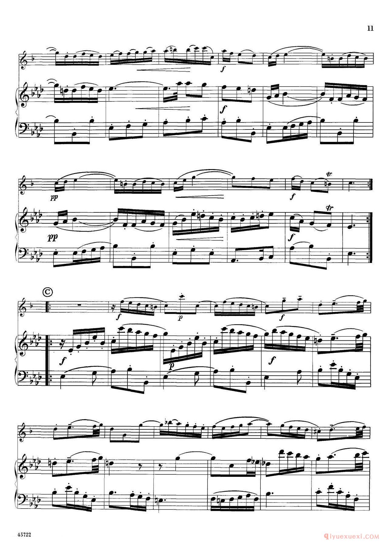 15首古典萨克斯独奏曲《2、Sicilienne and Allegro》中音萨克斯+钢琴伴奏