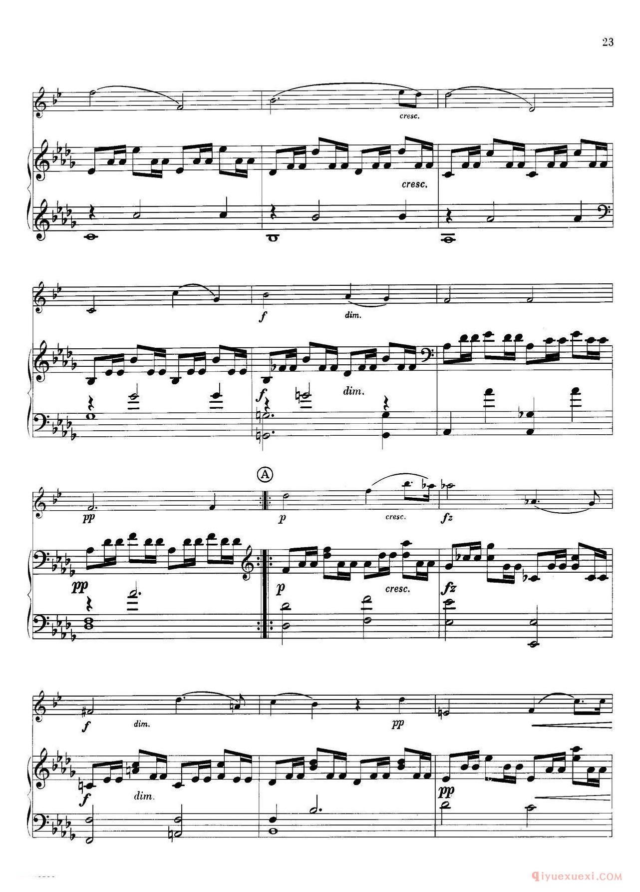 15首古典萨克斯独奏曲《5、Romantic Piece》中音萨克斯+钢琴伴奏