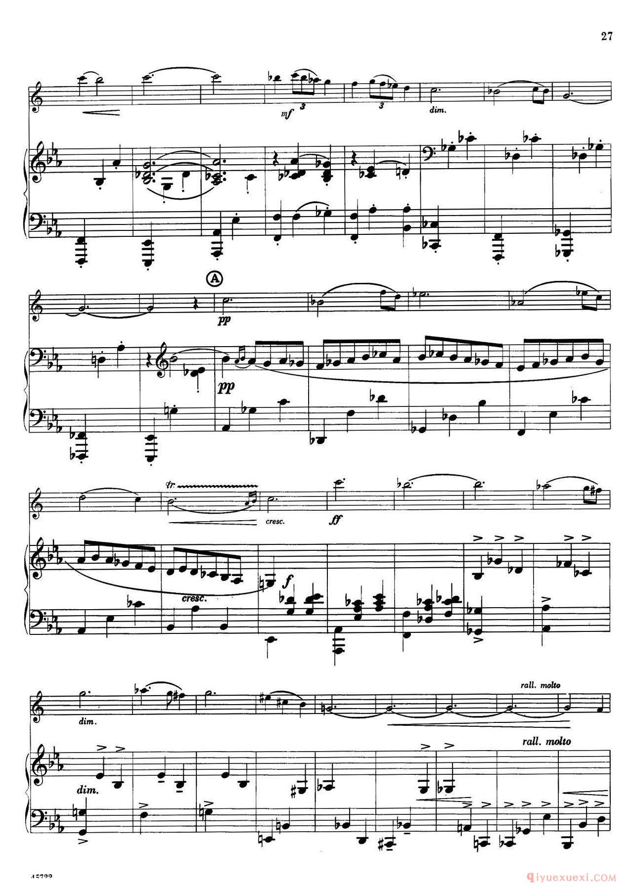 15首古典萨克斯独奏曲《6、Intermezzo》中音萨克斯+钢琴伴奏
