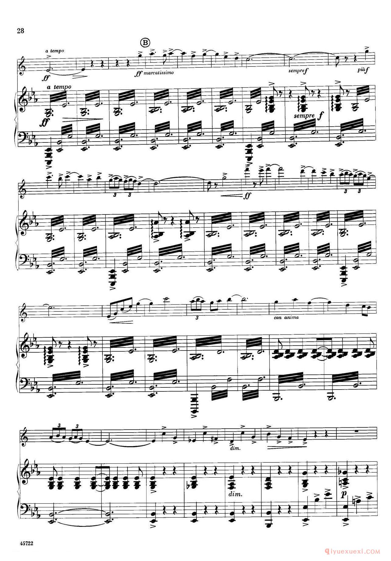 15首古典萨克斯独奏曲《6、Intermezzo》中音萨克斯+钢琴伴奏