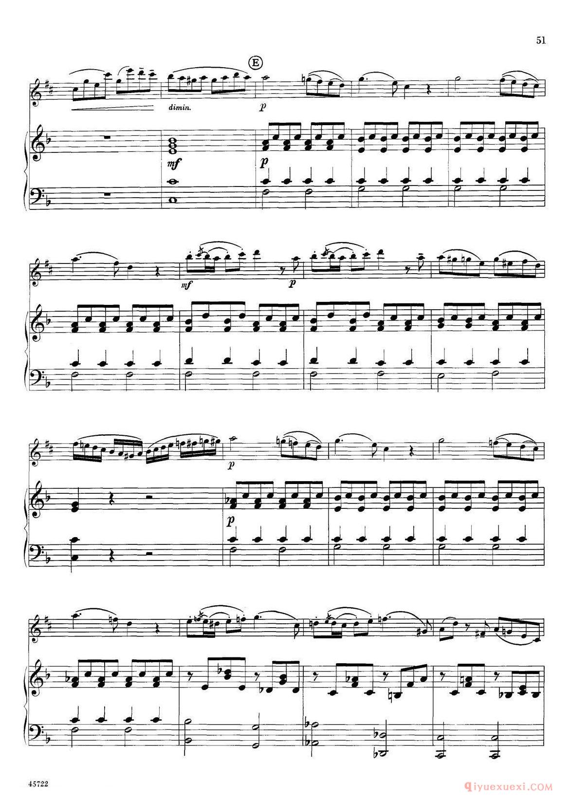 15首古典萨克斯独奏曲《11、Rondo in D》中音萨克斯+钢琴伴奏
