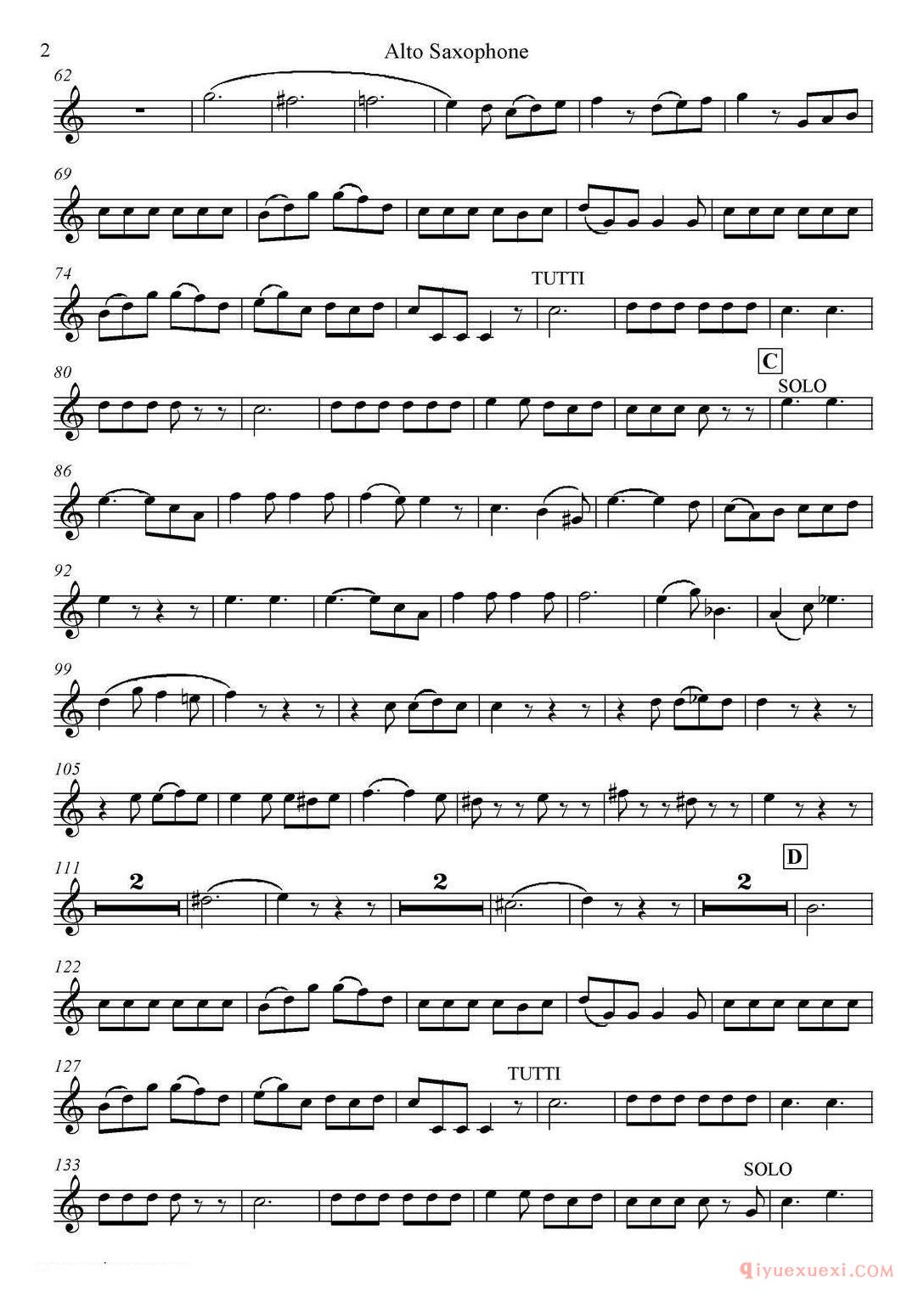 Mozart：Concerto KV495 No.4-3st Rondo 回旋曲/中音萨克斯