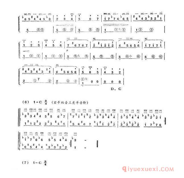 手风琴[手腕训练]练习谱及方法
