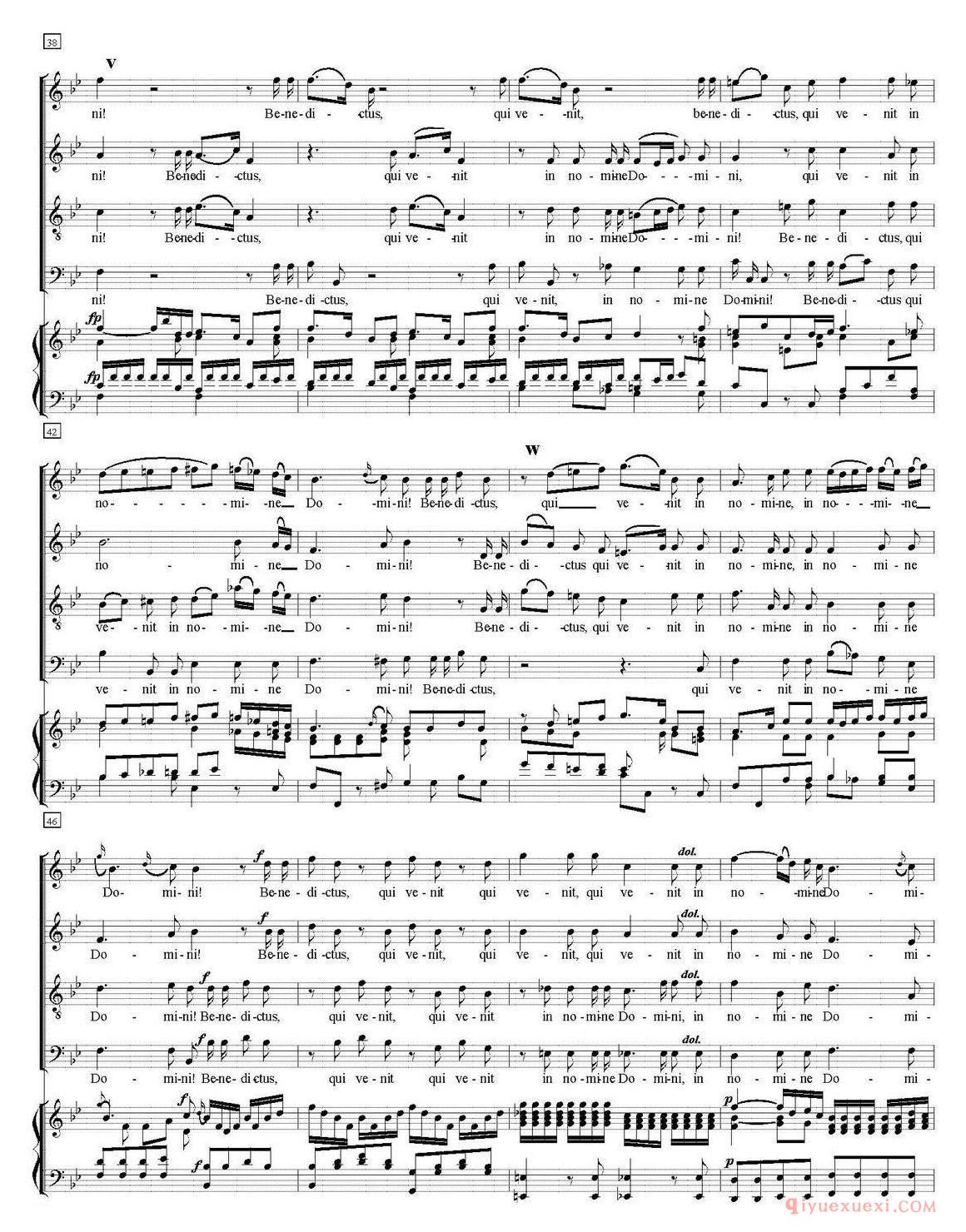 N°11 Benedictus（萨克斯四重奏+钢琴伴奏）
