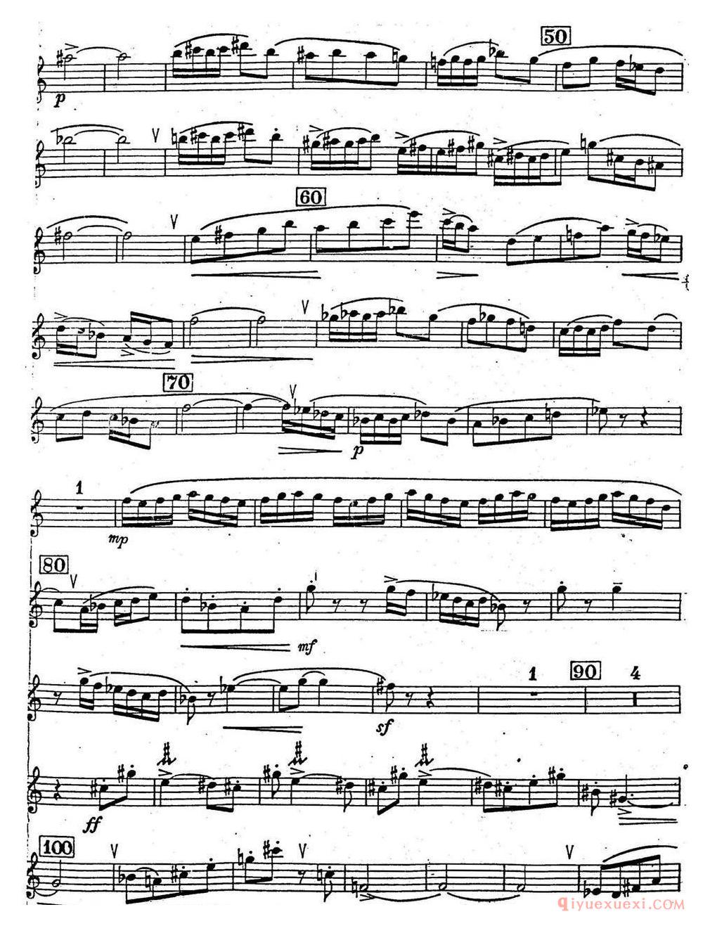 克莱斯顿《中音萨克斯管奏鸣曲》第三乐章
