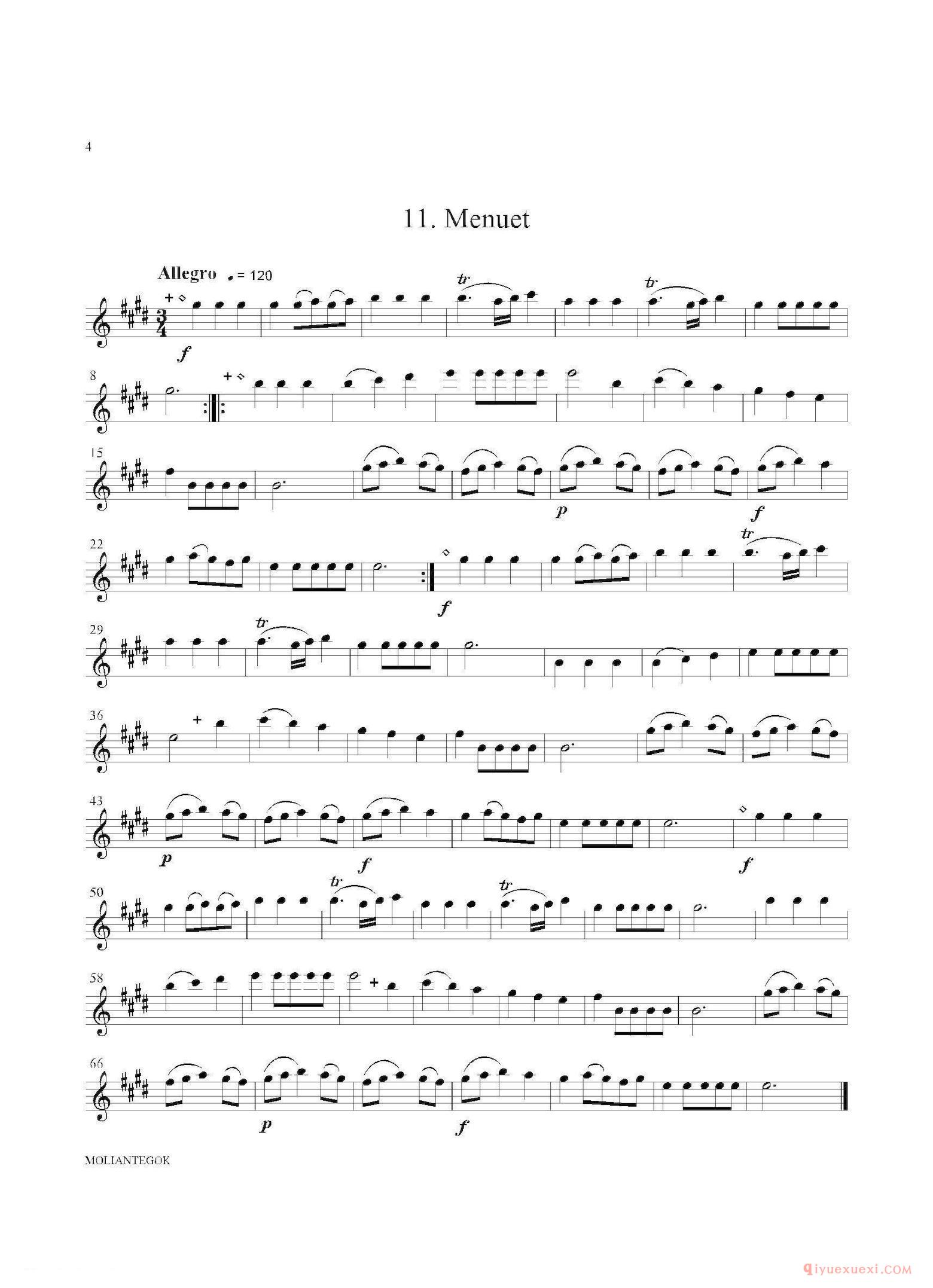 第一高音萨克斯[Water Music/HWV.349 No.2]