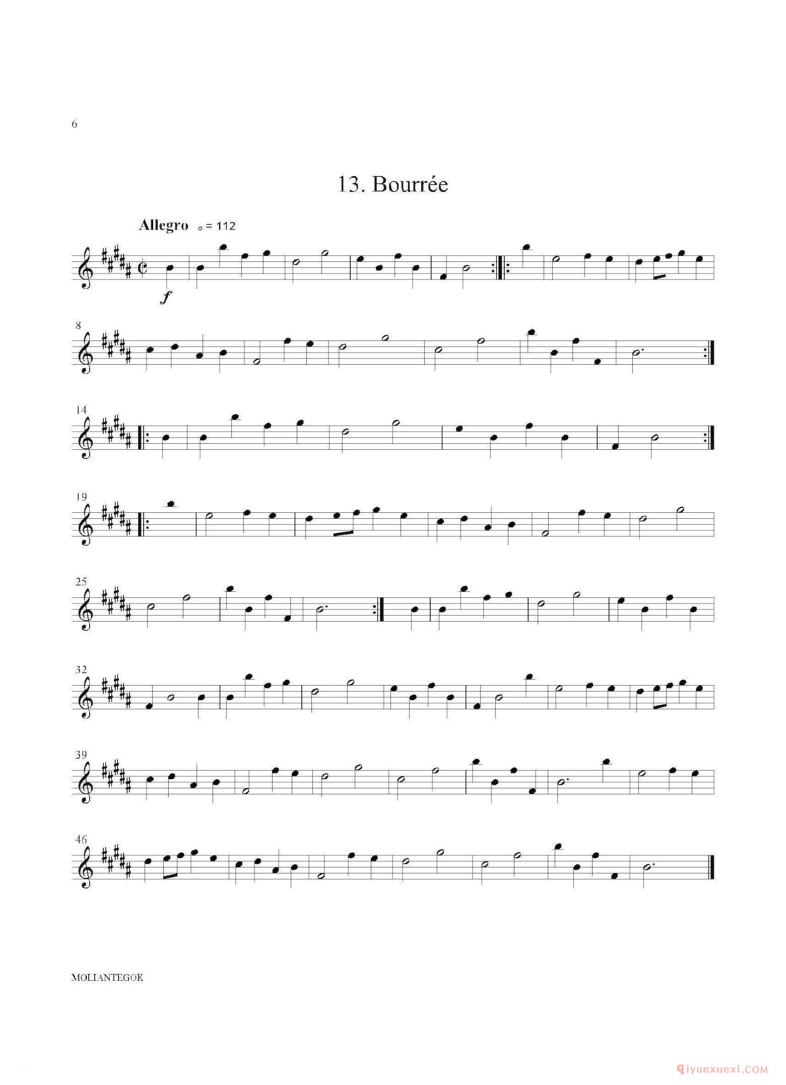 第一上低音萨克斯[Water Music/HWV.349 No.2]