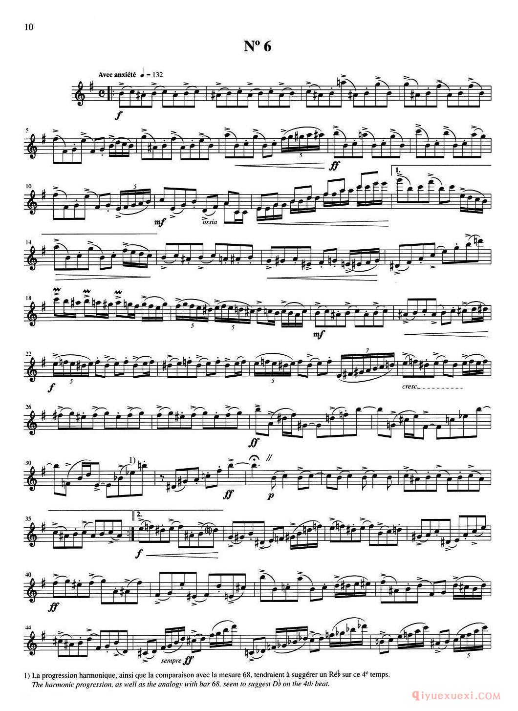 萨克斯谱[Astor Piazzolla/No.6]