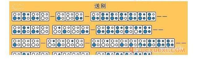 四孔陶笛乐谱《送别》