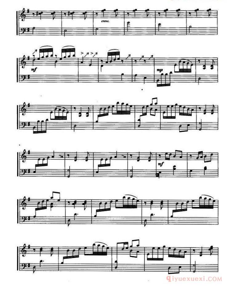 古筝乐谱[茉莉芬芳]五线谱