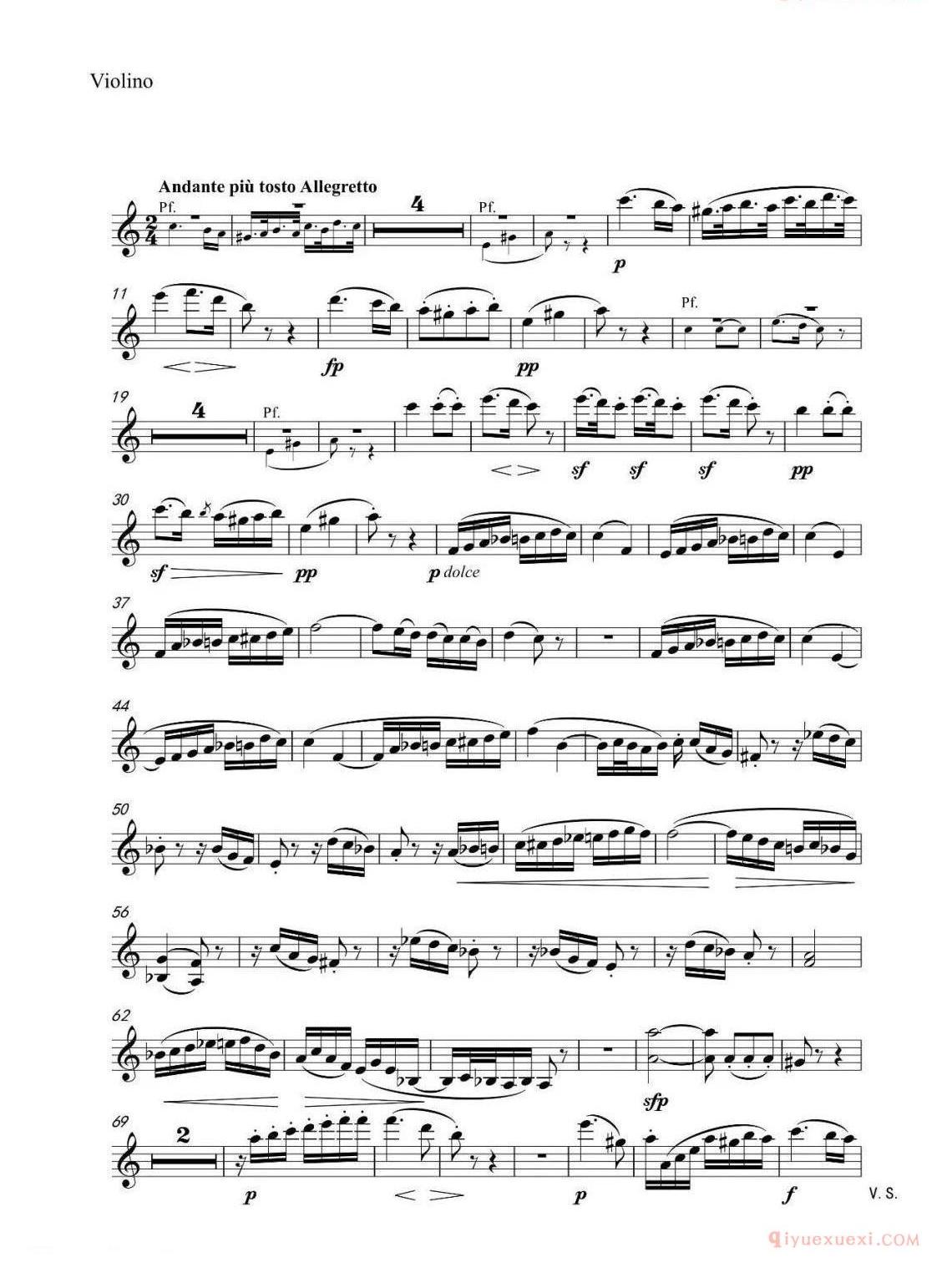 贝多芬250周年诞辰纪念（五）A大调小提琴奏鸣曲op. 12 No. 2第二乐章