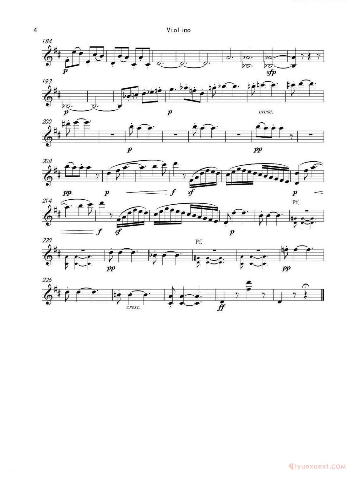 贝多芬250周年诞辰纪念（三）D大调小提琴奏鸣曲op. 12 No. 1第三乐章