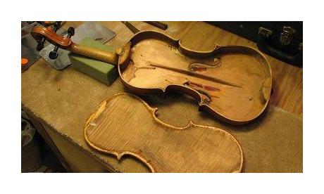 小提琴面板和背板的拆卸方法