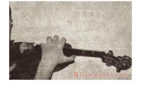 小提琴左手大拇指不同把位在琴颈上的位置