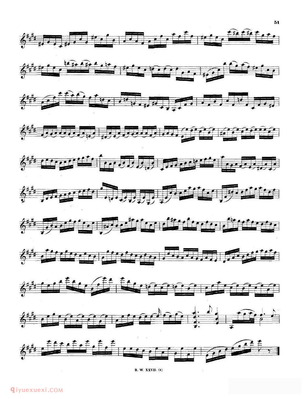 《巴赫无伴奏BWV1006小提琴组曲》小提琴视频教程附乐谱