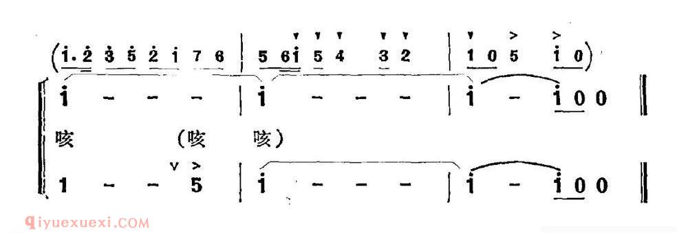 合唱乐谱[杨柳风/女声小合唱]简谱