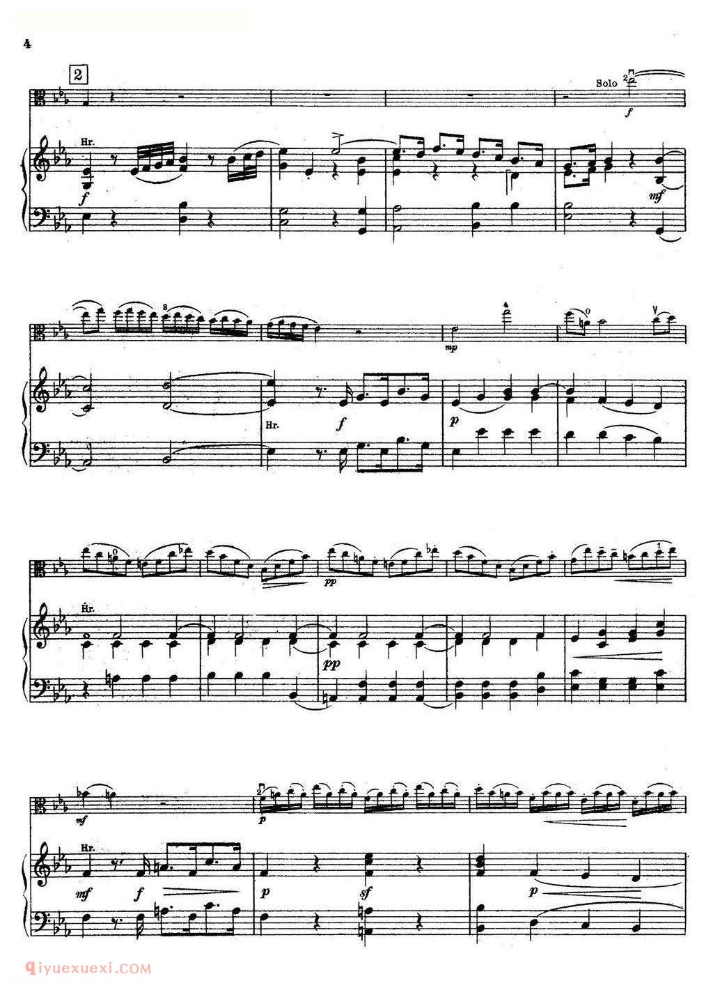 泽尔特中提琴协奏曲Ⅰ/钢伴谱