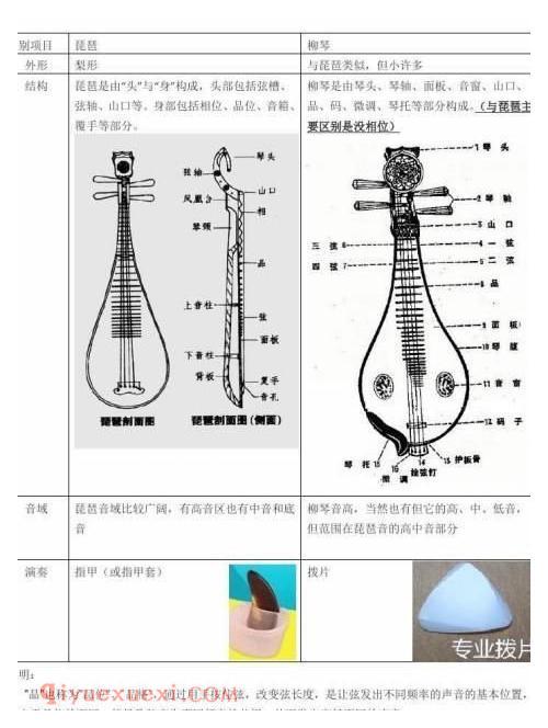 三弦柳琴与四弦柳琴