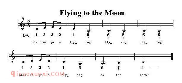 Flying To The Moon 飞向月亮