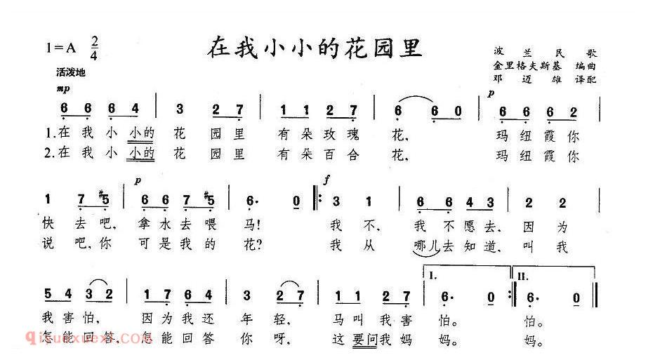 在我小小的花园里 | 波兰