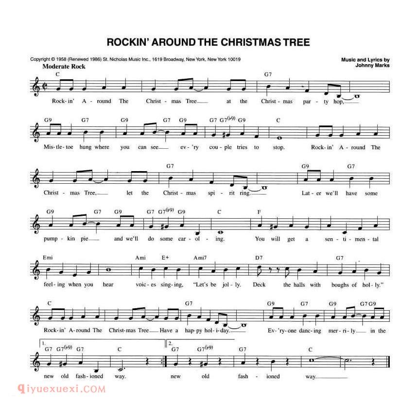 ROCKIN' AROUND THE CHRISTMAS TREE