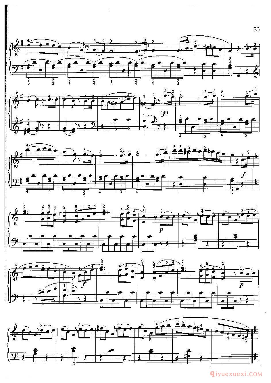 奏鸣曲(G大调）(Sonata in G， Op.49-2)贝多芬