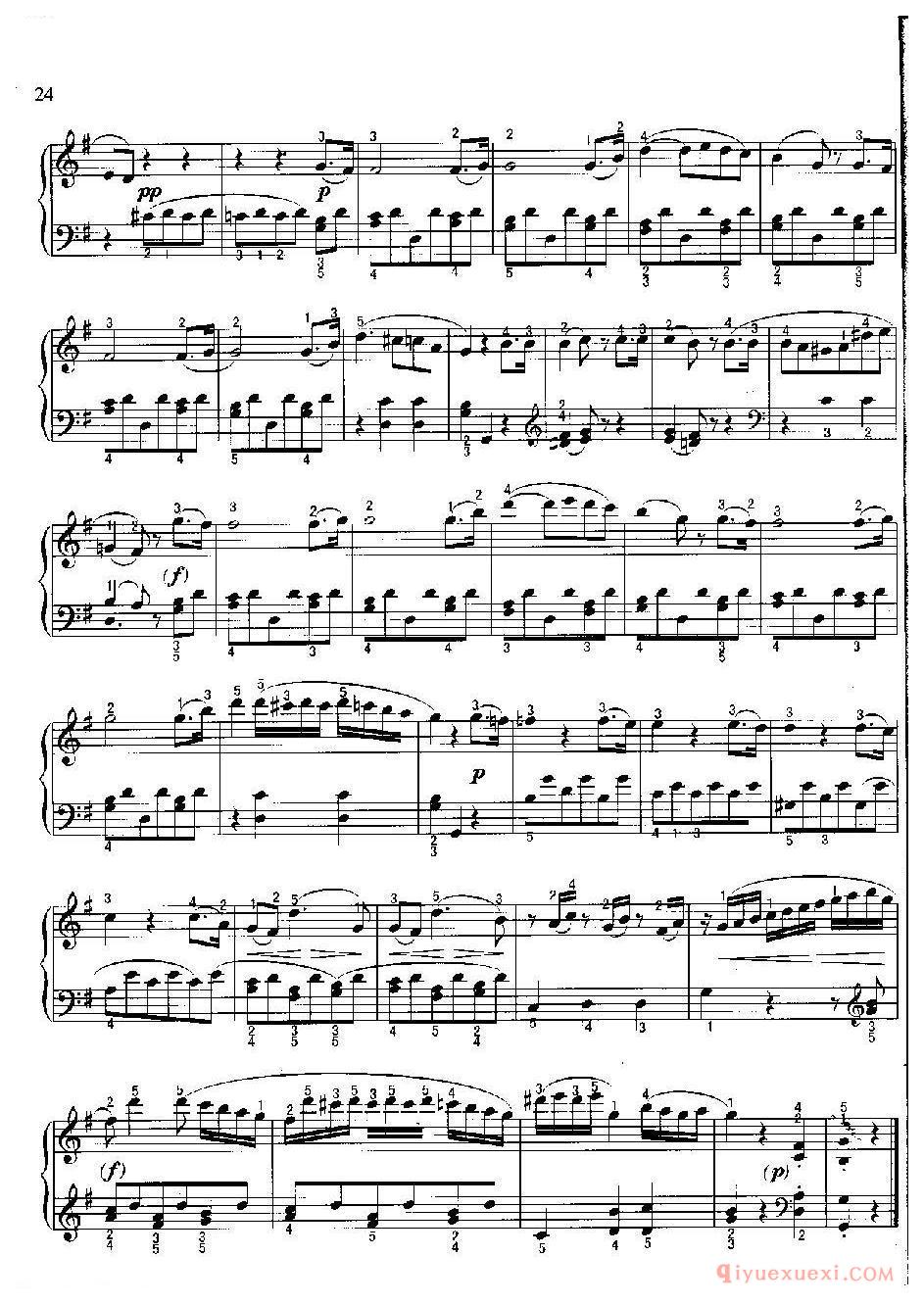 奏鸣曲(G大调）(Sonata in G， Op.49-2)贝多芬