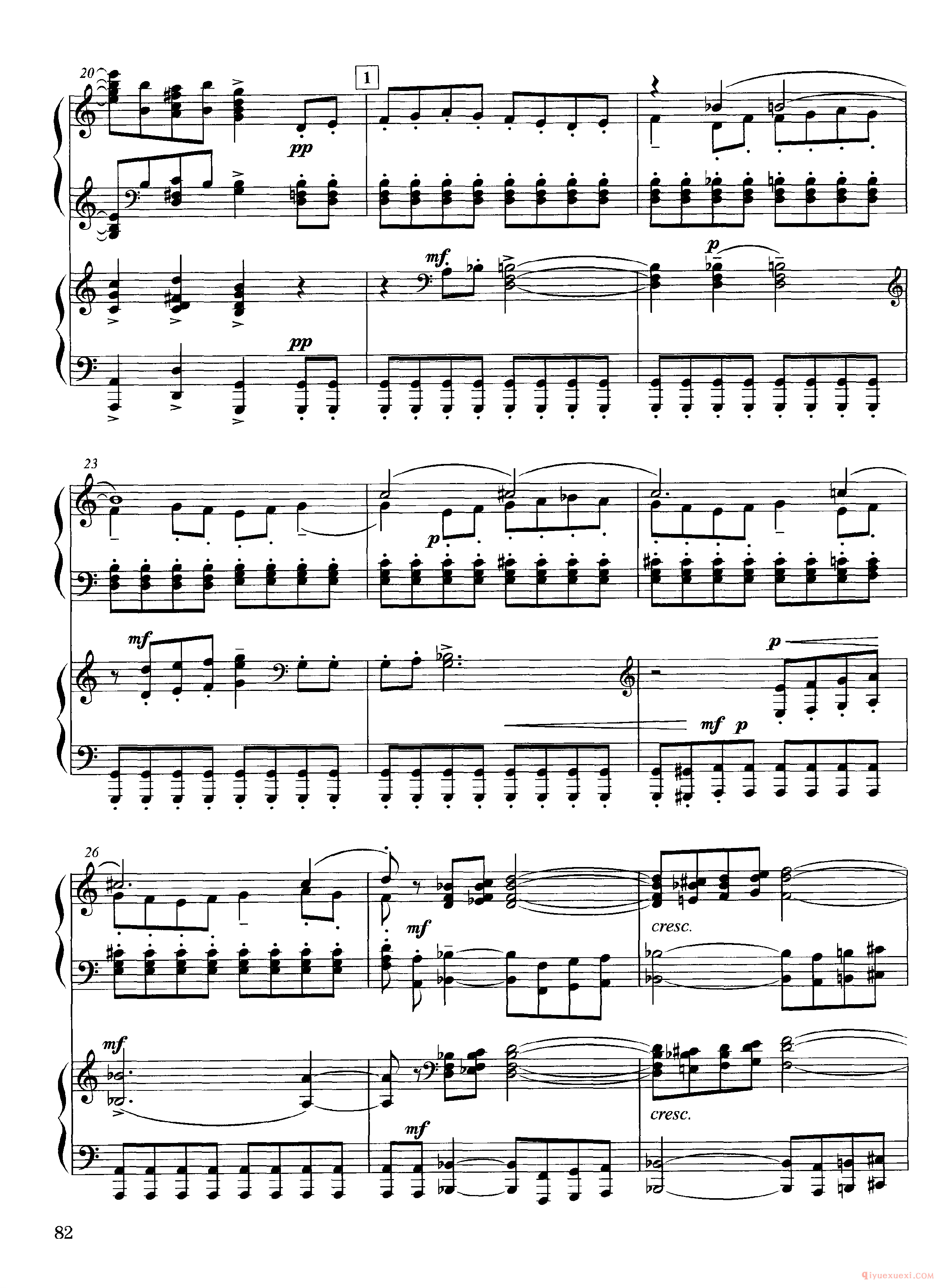 第二双钢琴组曲(Suite for Two Pianos, Op.17 No.2)赫玛尼诺夫