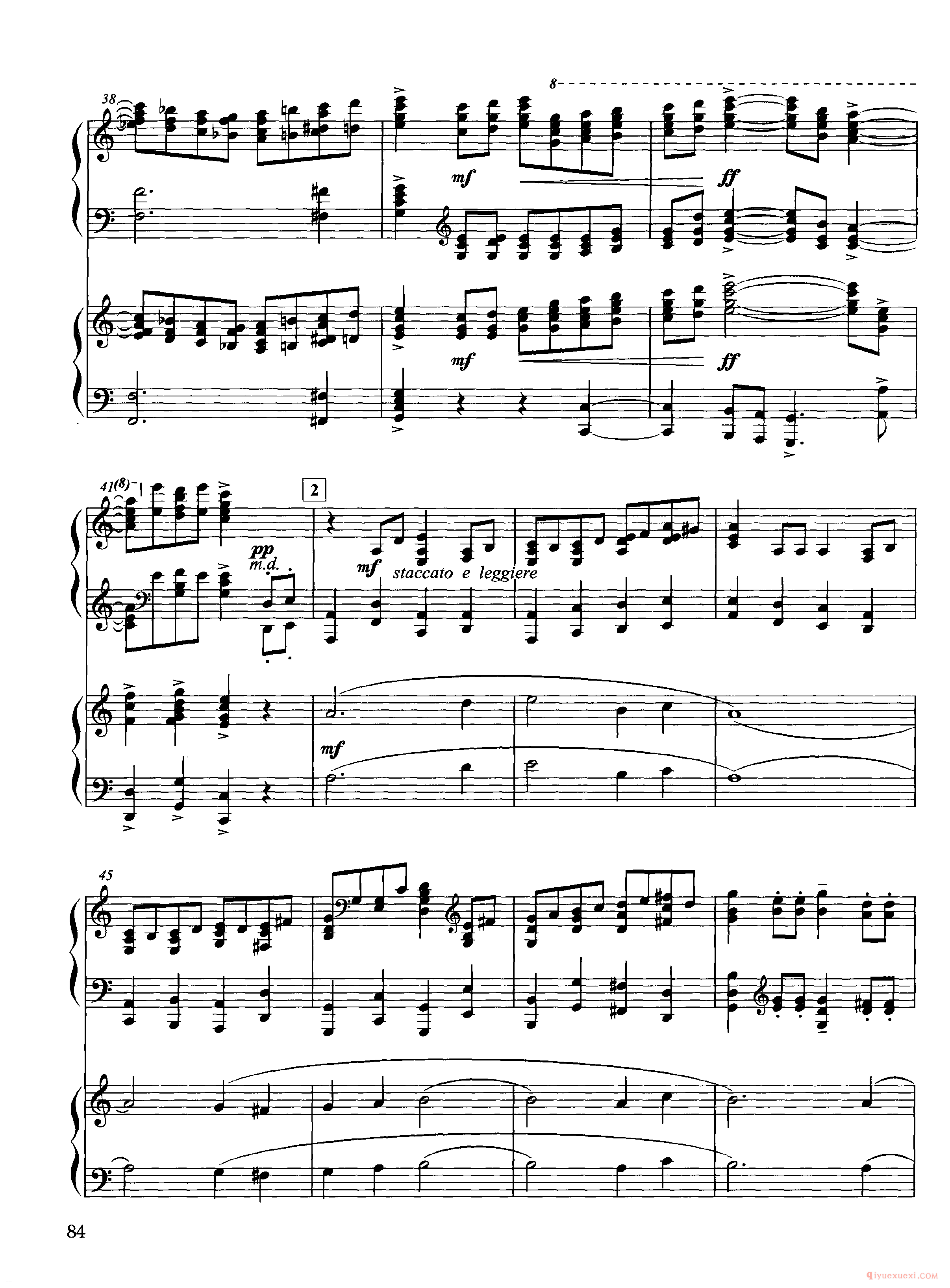 第二双钢琴组曲(Suite for Two Pianos, Op.17 No.2)赫玛尼诺夫