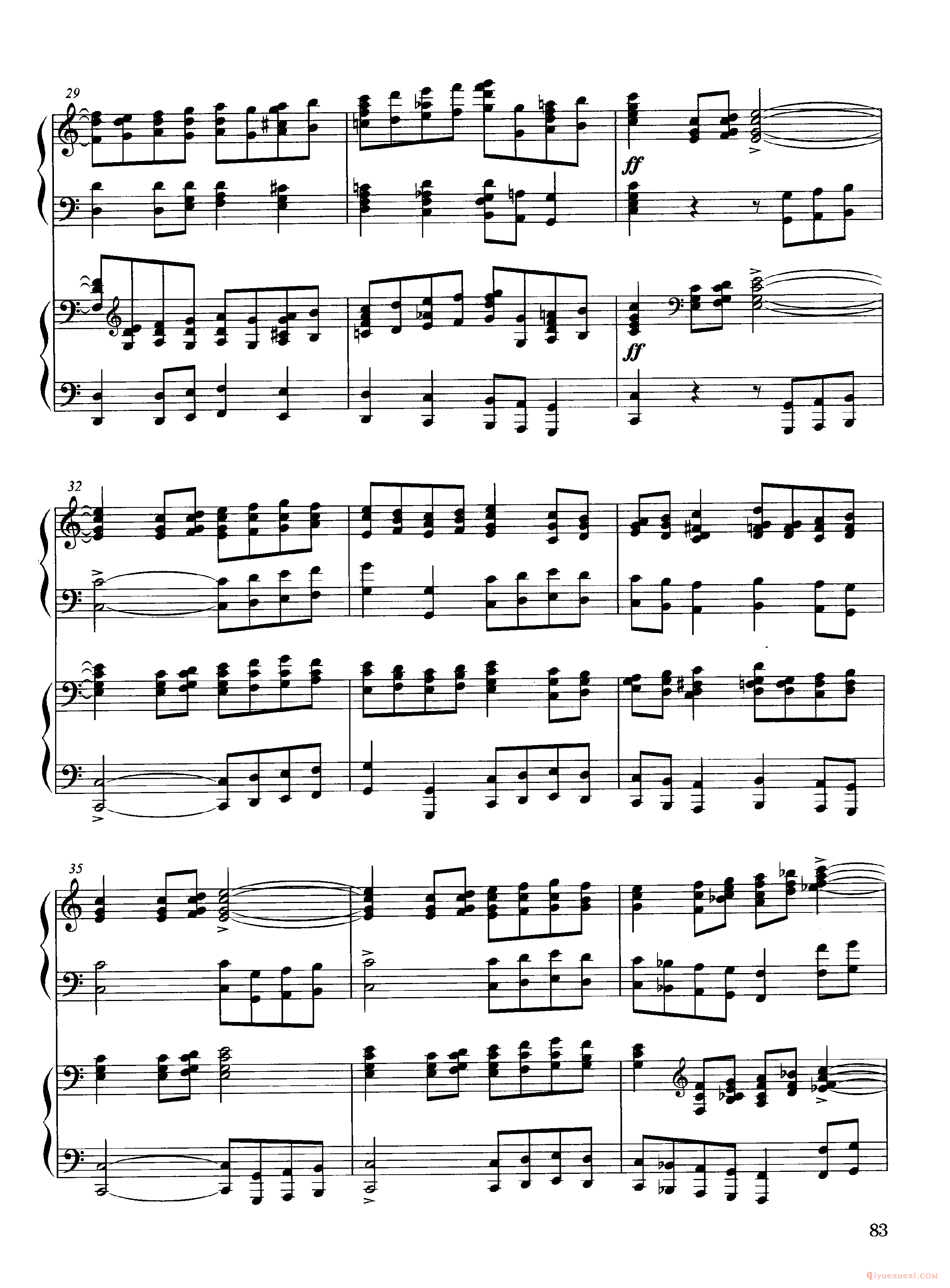 第二双钢琴组曲(Suite for Two Pianos, Op.17 No.2)赫玛尼诺夫