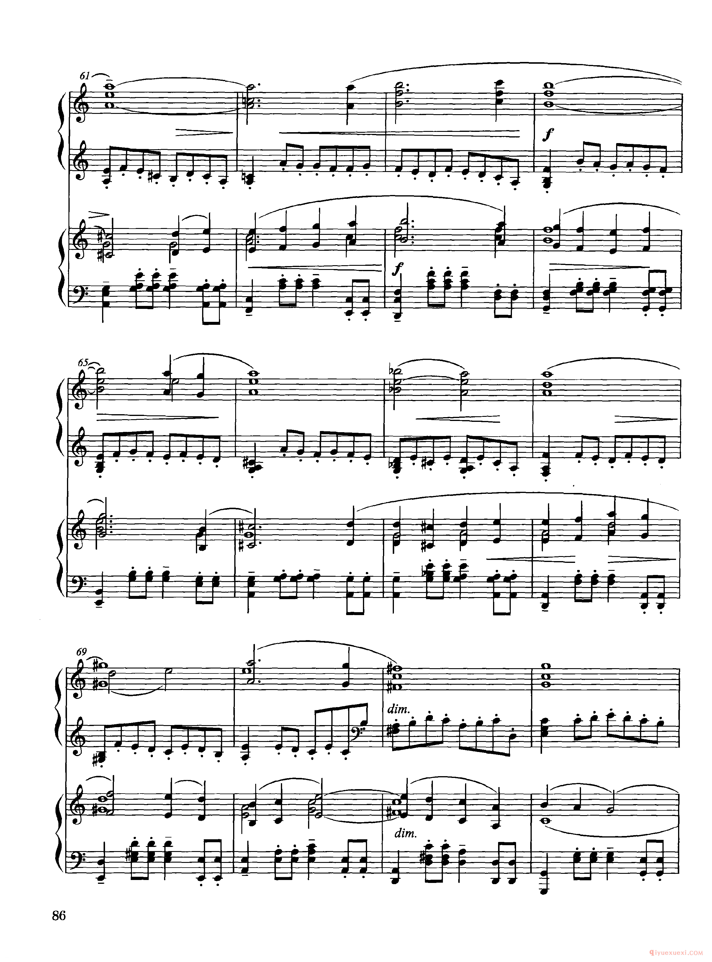 第二双钢琴组曲(Suite for Two Pianos, Op.17 No.2)赫玛尼诺夫