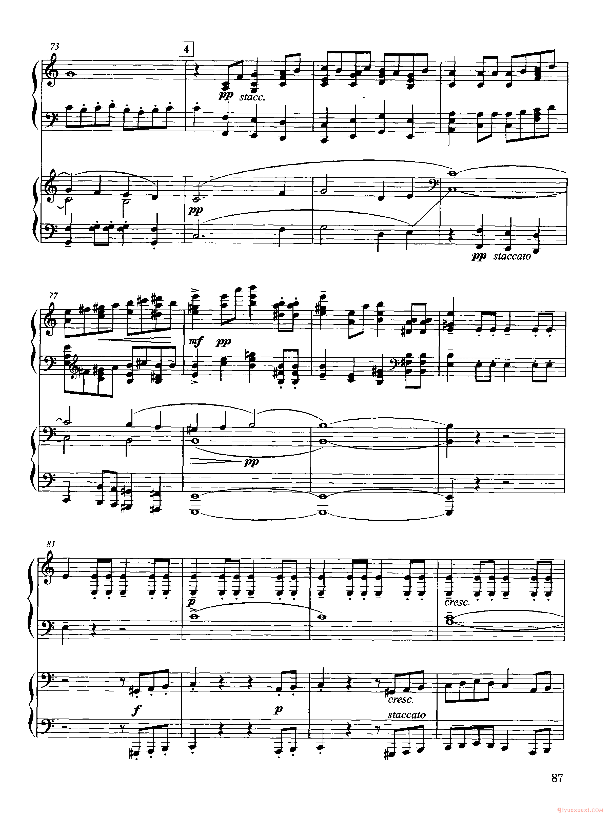 第二双钢琴组曲(Suite for Two Pianos, Op.17 No.2)赫玛尼诺夫