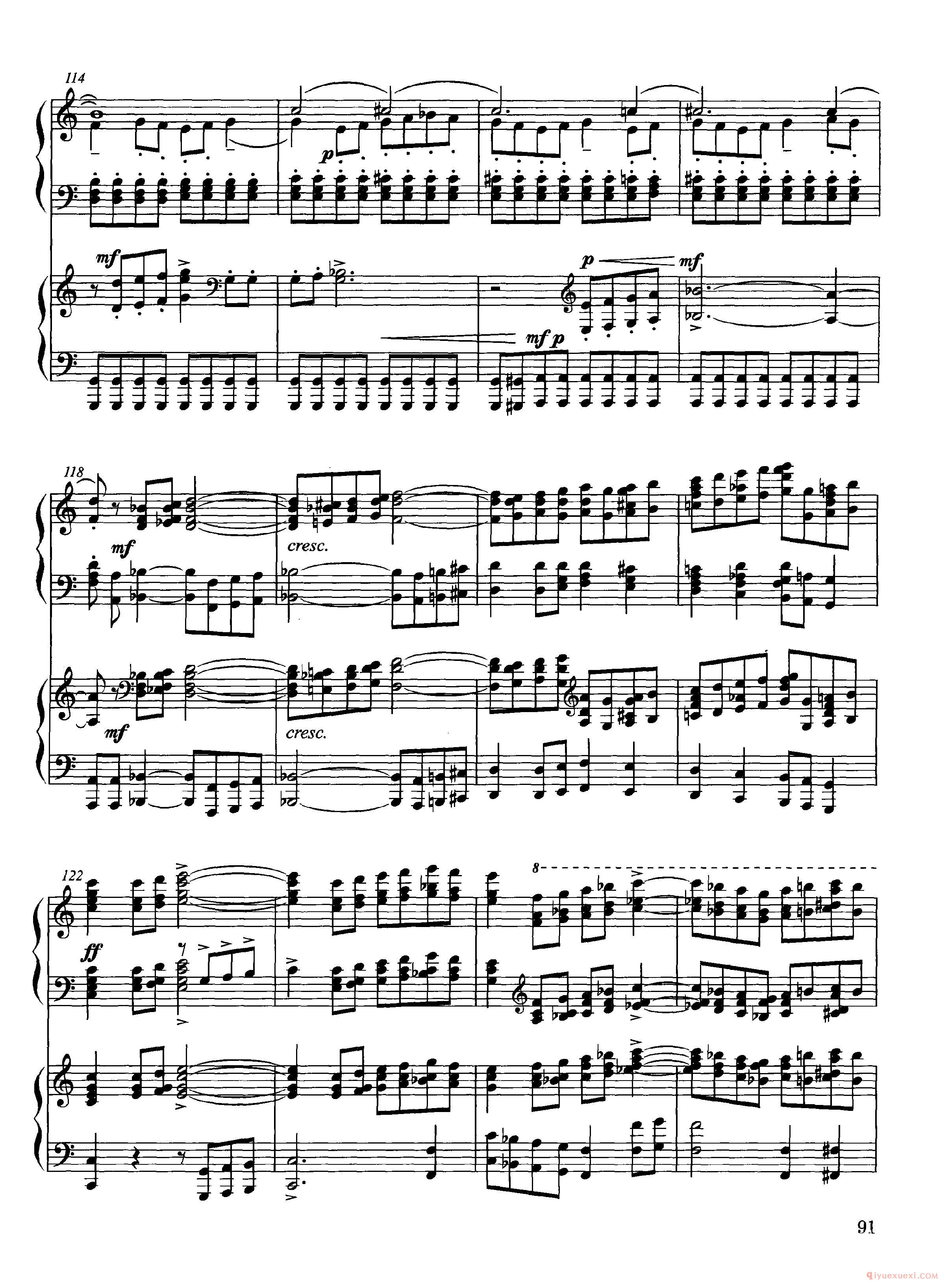 第二双钢琴组曲(Suite for Two Pianos, Op.17 No.2)赫玛尼诺夫