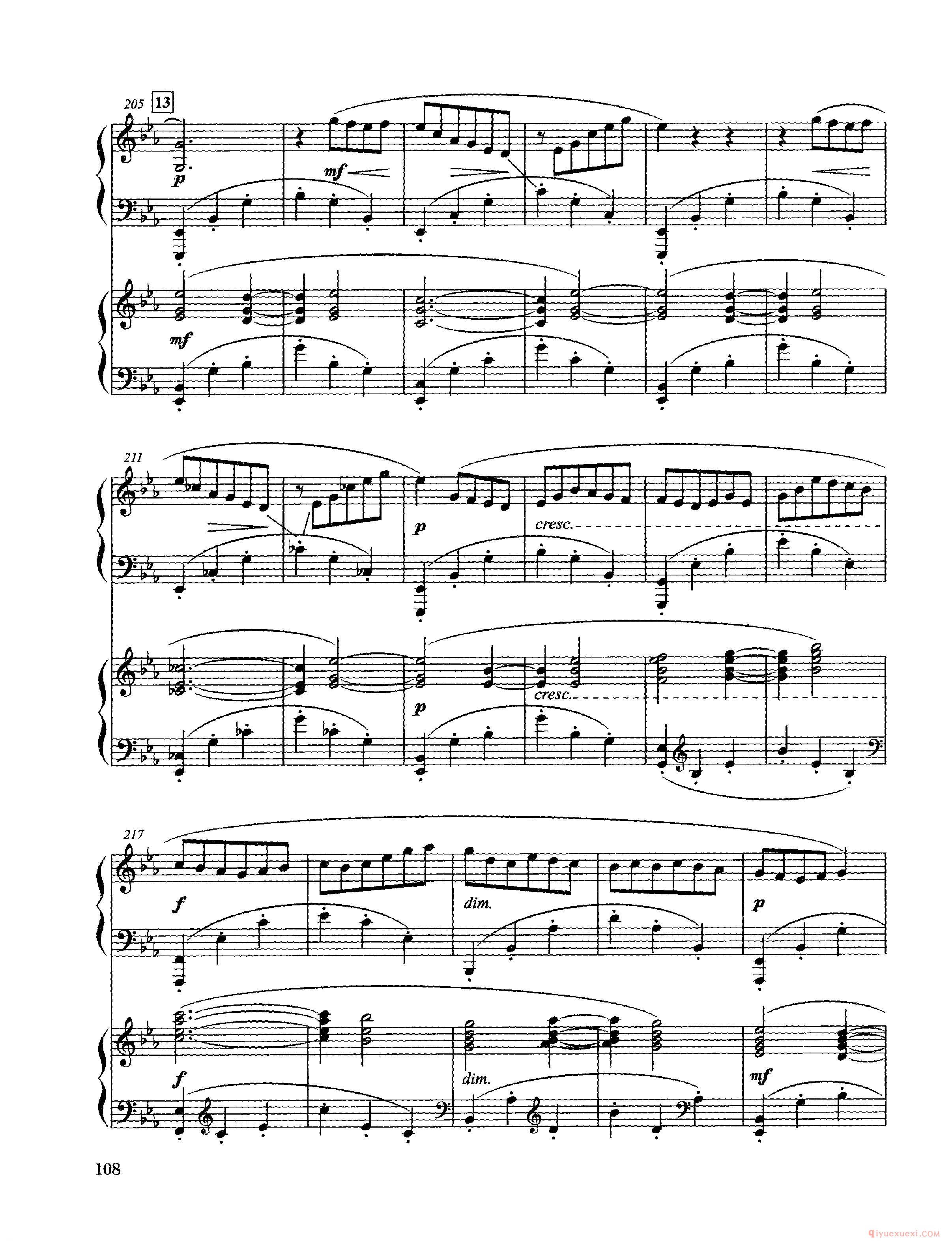 第二双钢琴组曲(Suite for Two Pianos, Op.17 No.2)赫玛尼诺夫