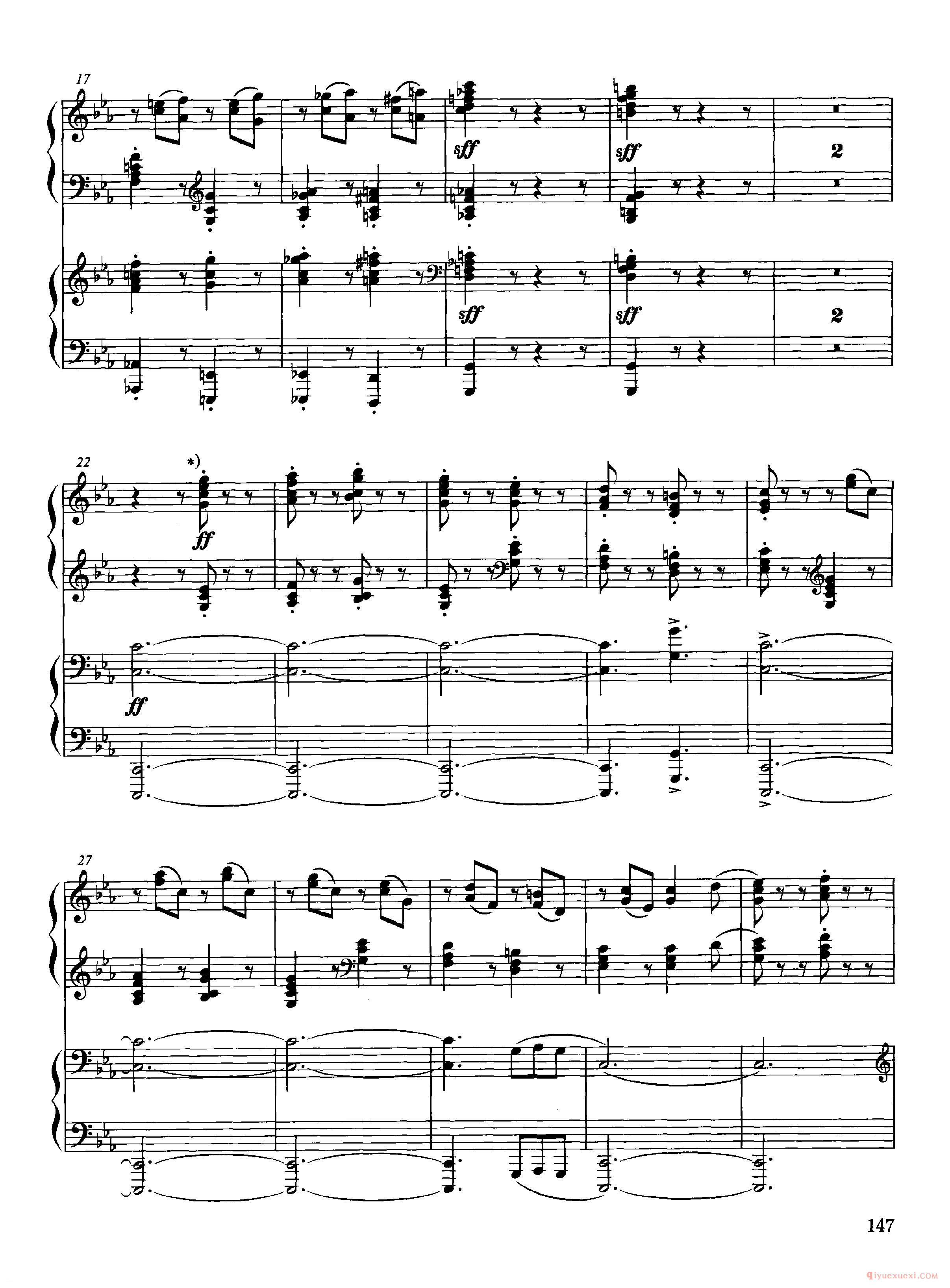 第二双钢琴组曲(Suite for Two Pianos, Op.17 No.2)赫玛尼诺夫