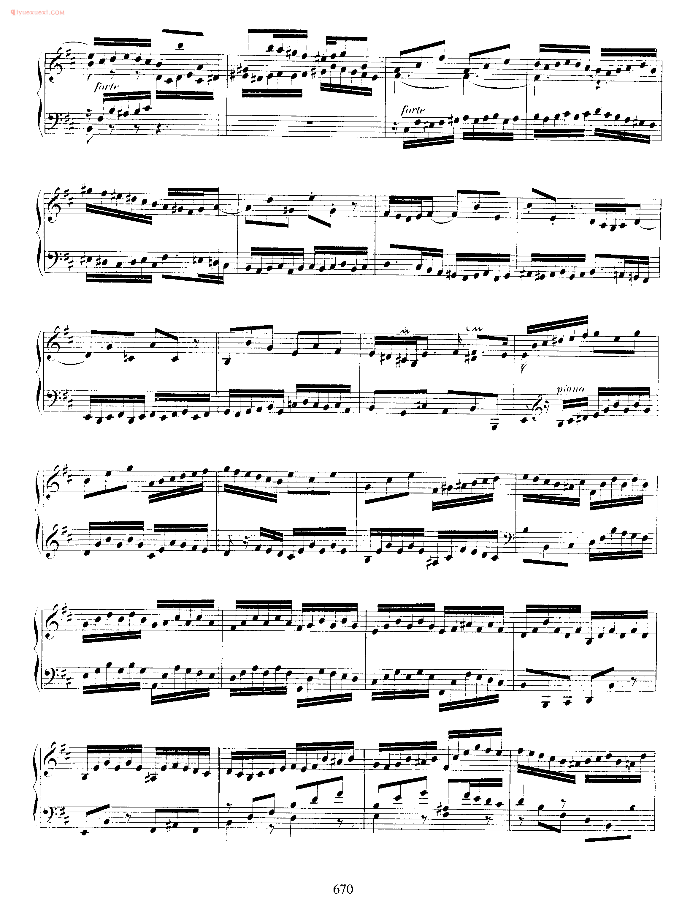 巴赫法国风格序曲《Overture in French Style BWV 831》巴赫钢琴作品