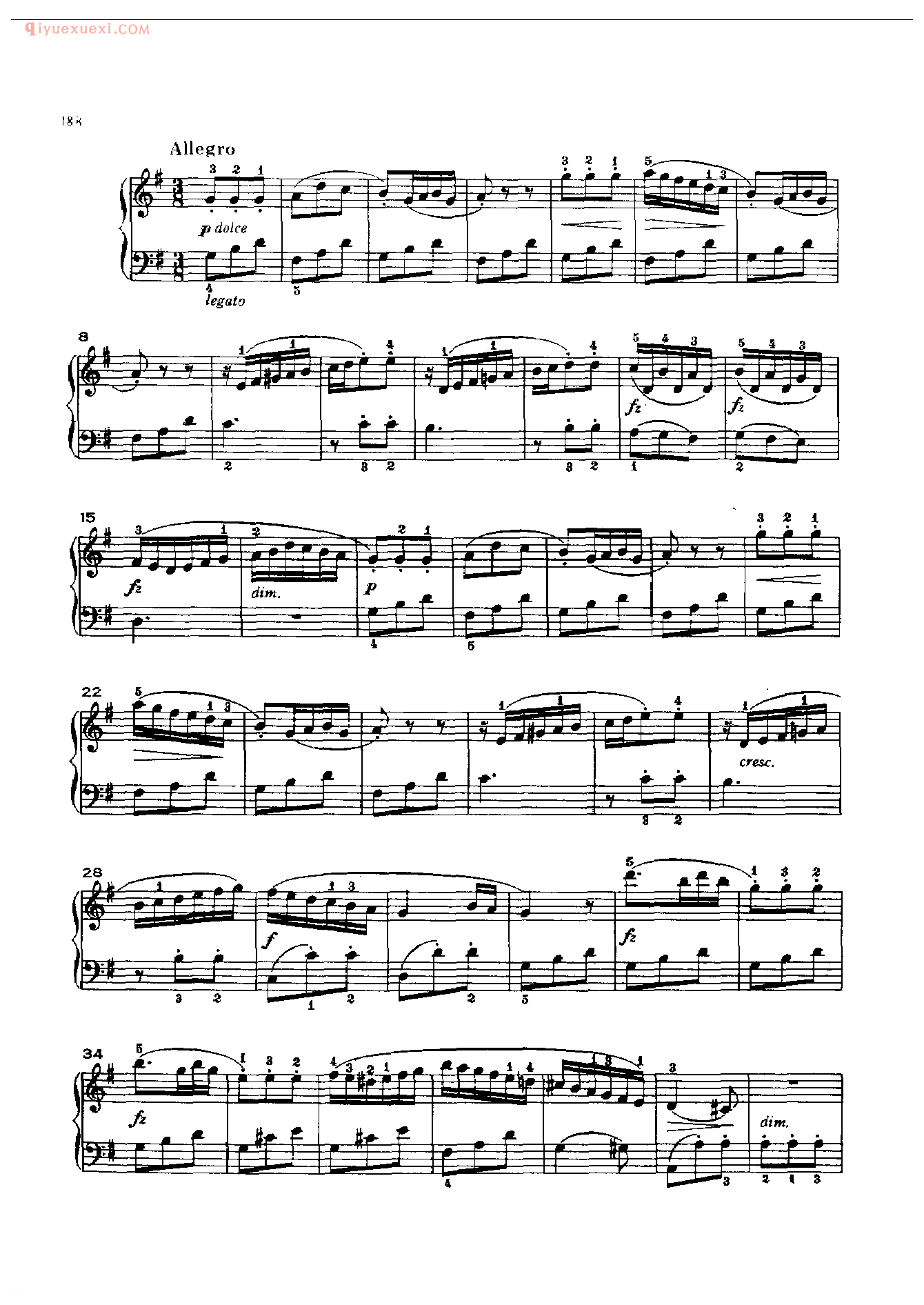 钢琴曲精选：小奏鸣曲(Sonatine) (p. 362-2)克莱门蒂
