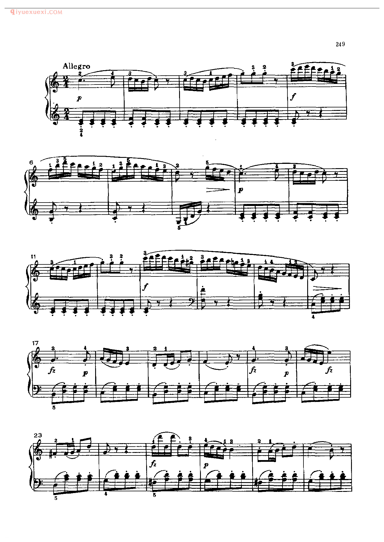 钢琴曲精选：星星变奏出(Variationen uber Ah,Vous Dirai-Je,Maman)莫扎特