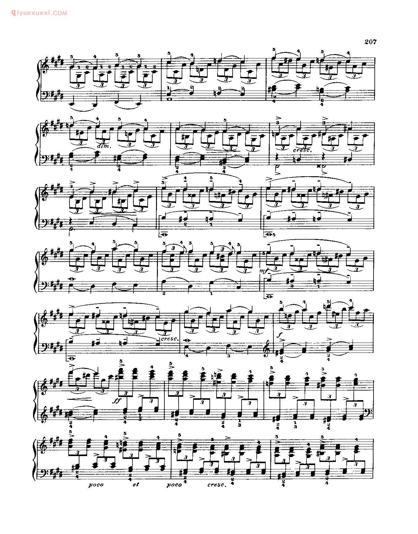 世界钢琴名曲谱_#C小调前奏曲(作品3之2)_拉赫玛尼诺夫
