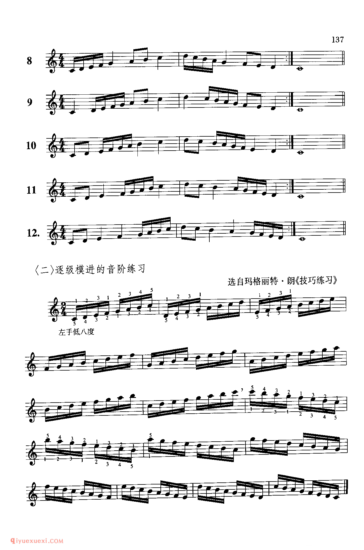 少儿钢琴车尔尼599练习曲中部程度_儿童钢琴含十六音符的常规练习（两个八度之内）练习