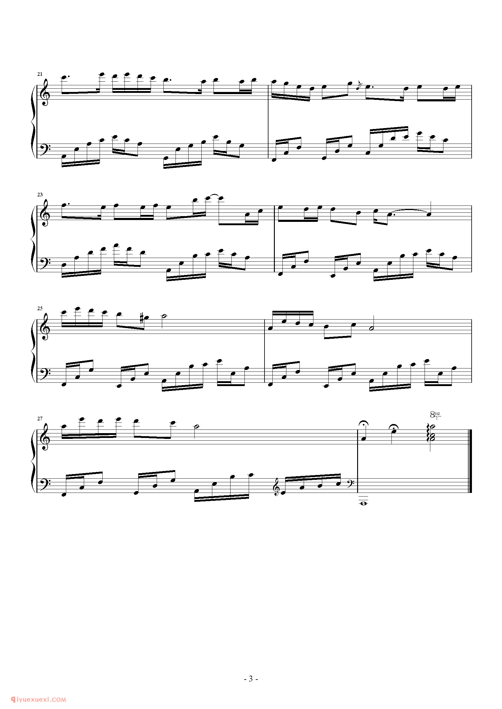石进《夜的钢琴曲》第12首_石进夜的钢琴曲(12)五线谱