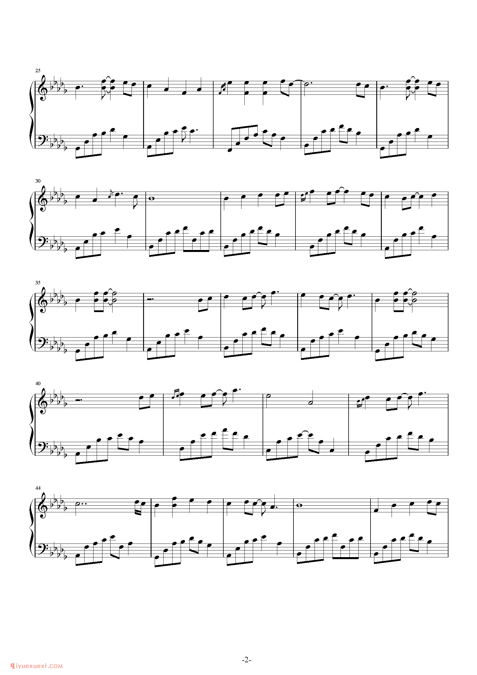 石进《夜的钢琴曲》第18首_石进夜的钢琴曲(18)五线谱