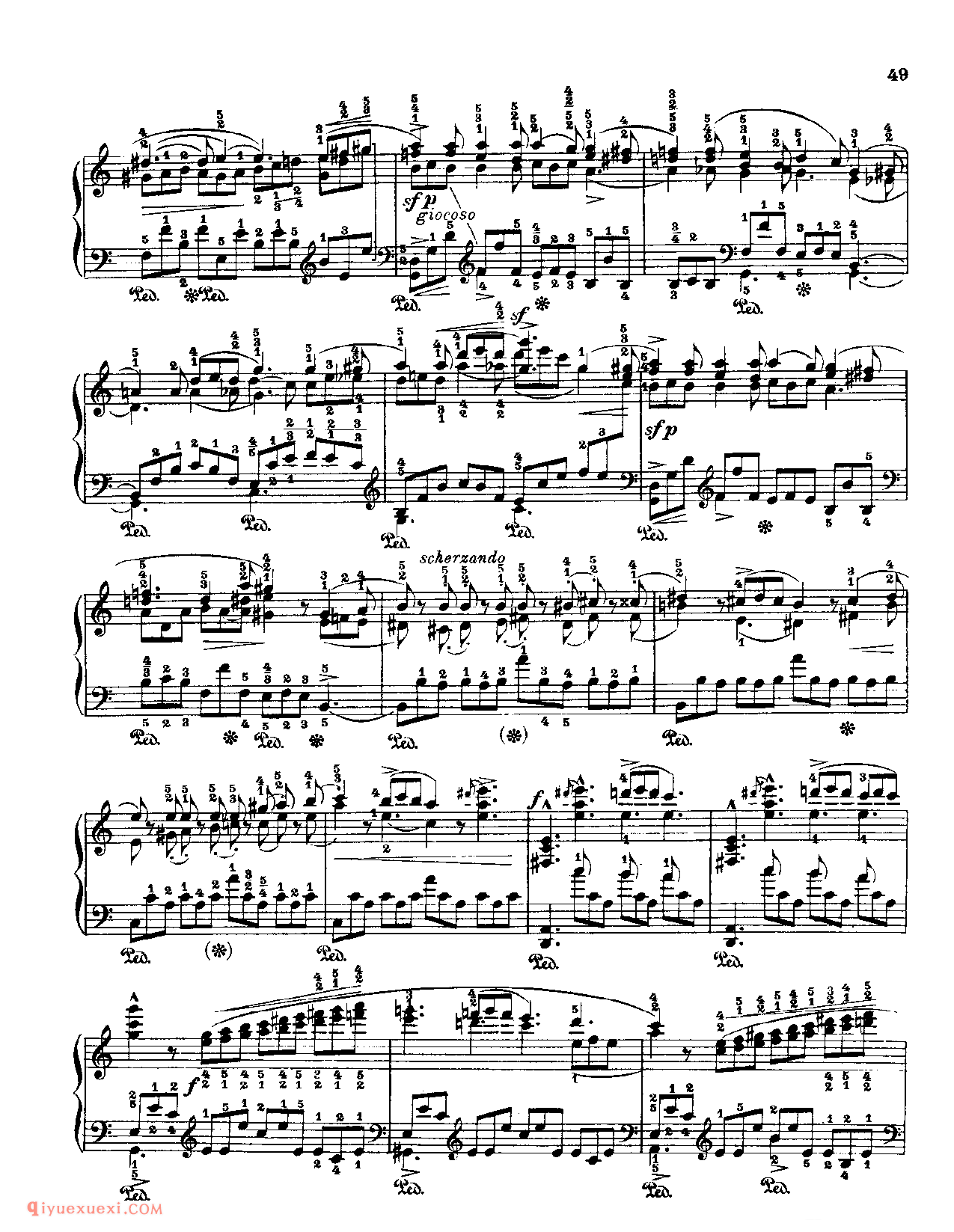 Fr.Chopin Op.10 NO.5_Godowsky_Chopin_超高难度钢琴谱