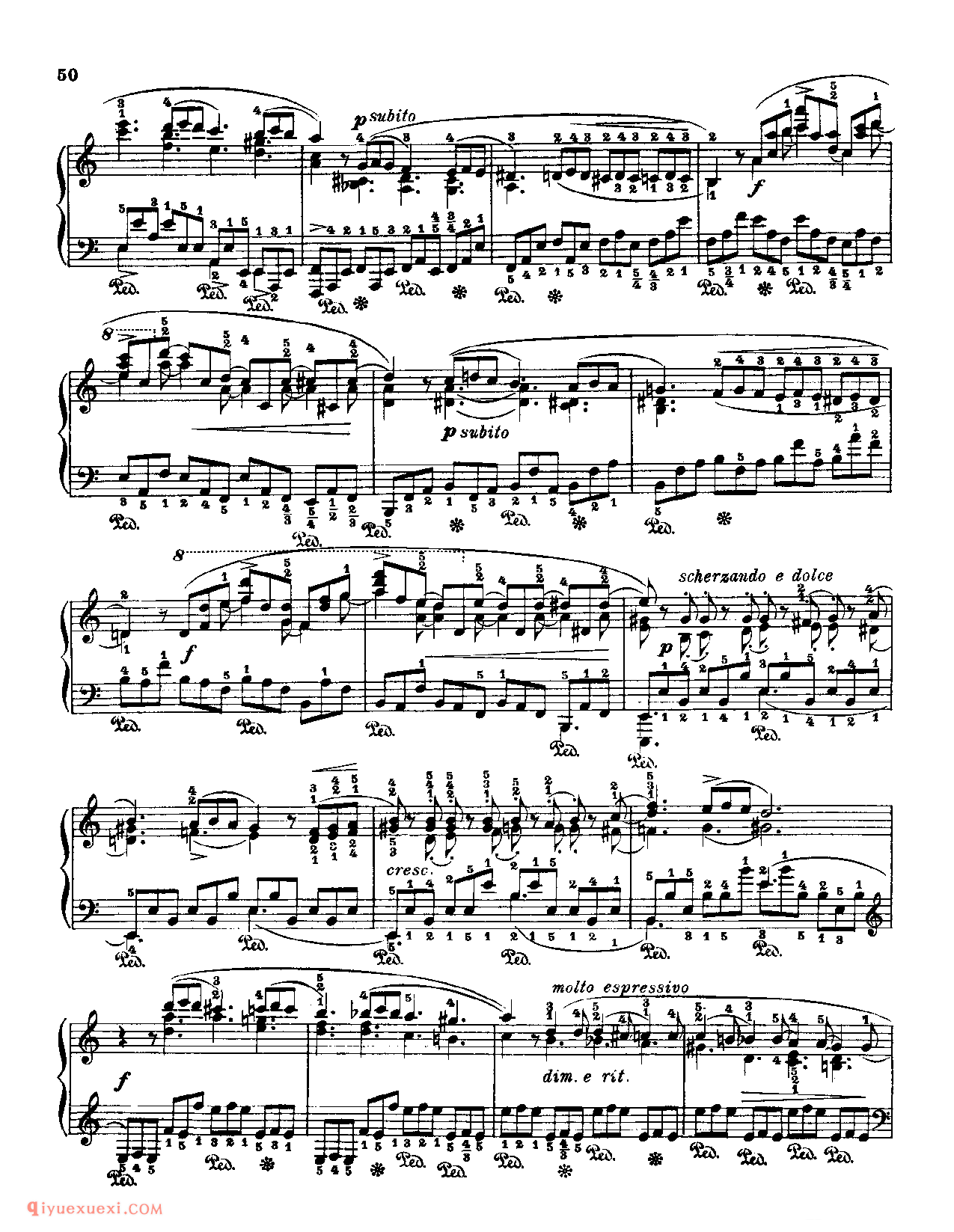 Fr.Chopin Op.10 NO.5_Godowsky_Chopin_超高难度钢琴谱